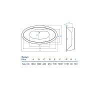 Ванна Koller Pool Design Plus 194х100
